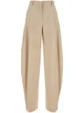 THE ANDAMANE high-waist trousers - Brown