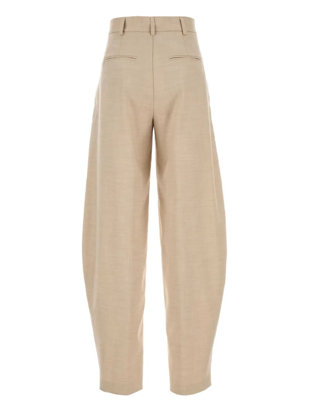 THE ANDAMANE high-waist trousers - Bruin