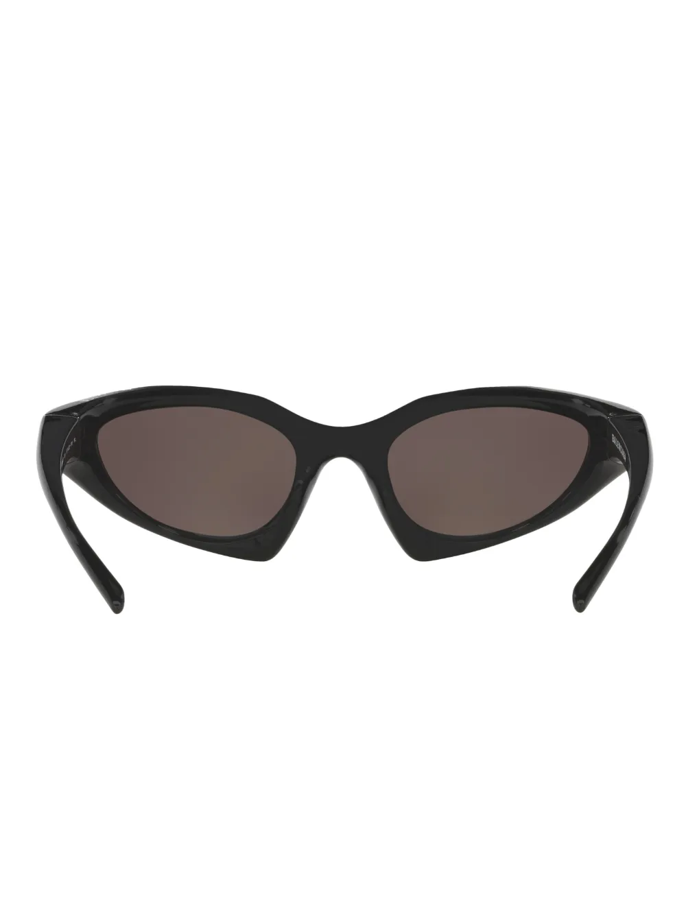 Balenciaga Black Runner Cat Sunglasses In Black