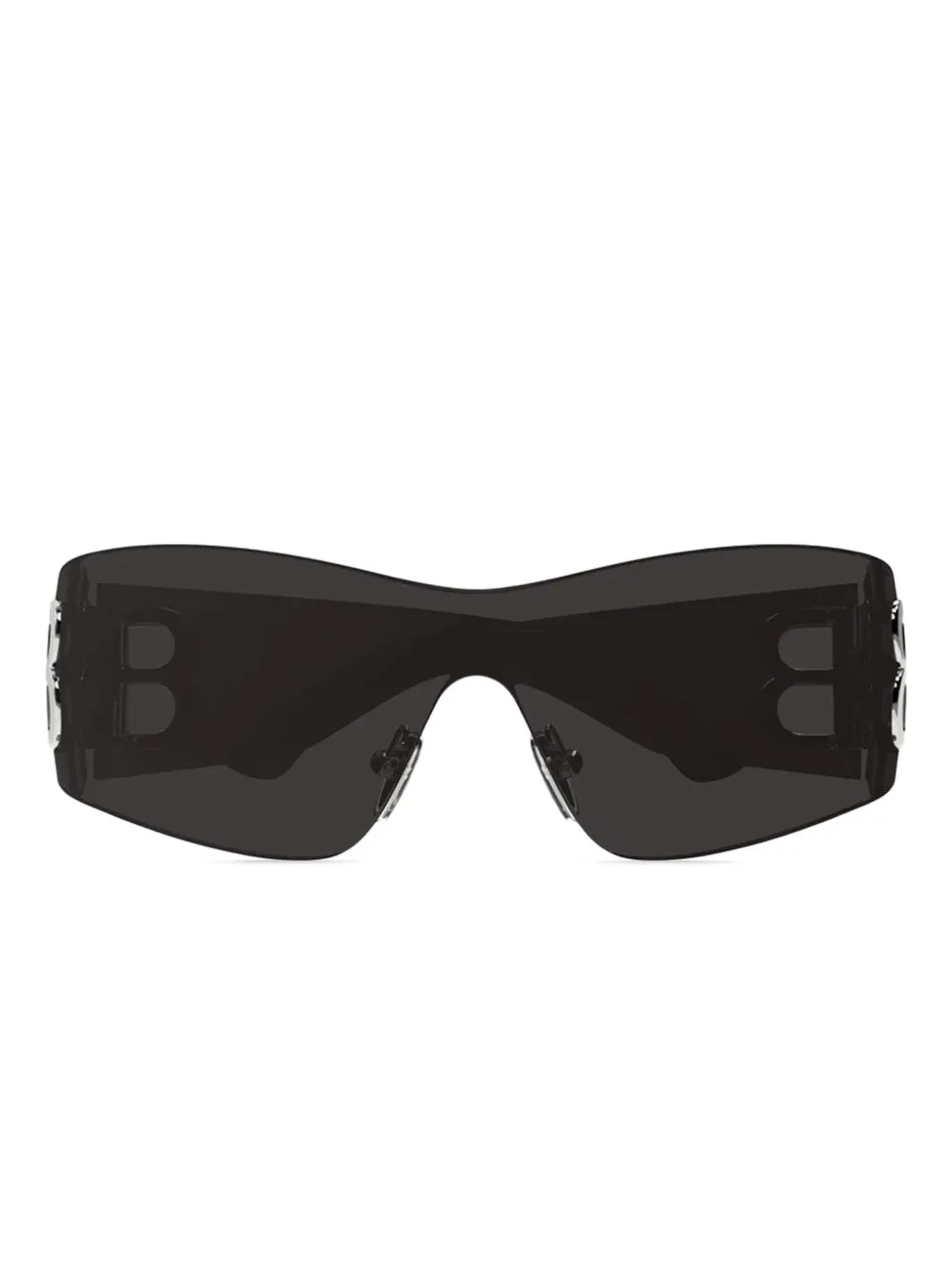 Balenciaga Eyewear BB-rivet sunglasses | Grey | Image 1
