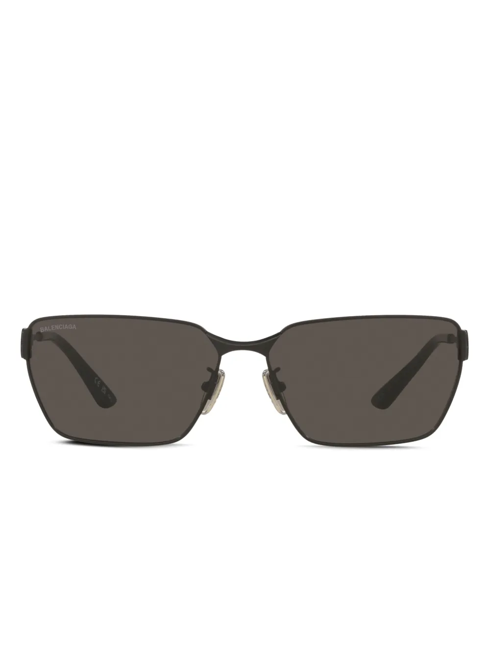 Balenciaga Eyewear rectangle-frame sunglasses | Black | Image 1
