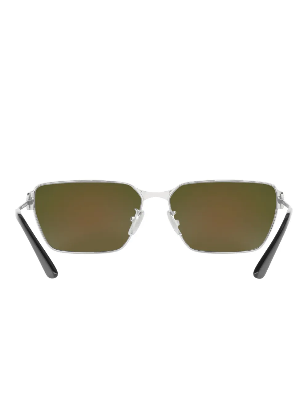 Balenciaga Rectangle-frame Sunglasses In Silver