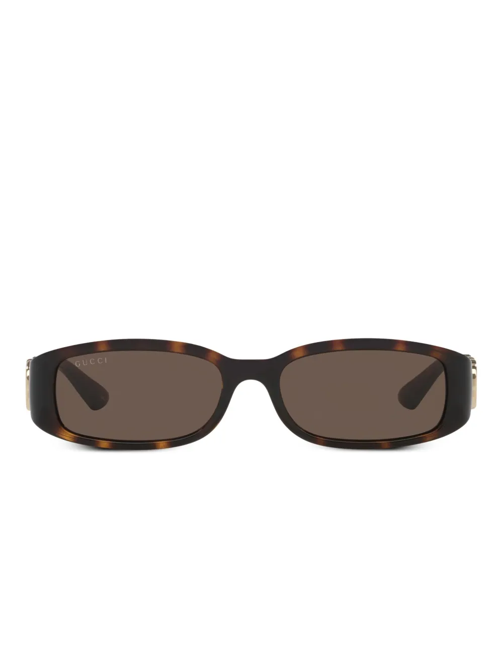 Gucci Eyewear GC002287 rectangle-frame Sunglasses | Brown | FARFETCH