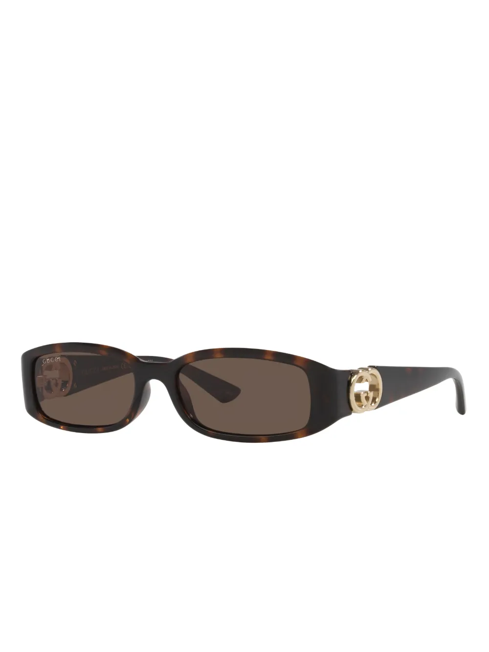 正規代理店 Gucci GC002287 FARFETCH | Brown | Sunglasses rectangle-frame フォトフレーム