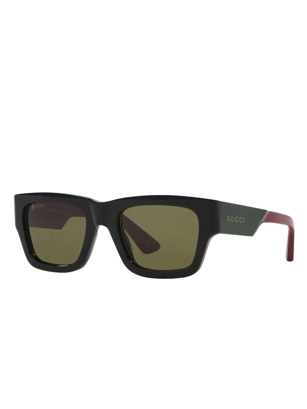 【 開梱 設置?無料 】 rectangle-frame GC002289 Gucci Sunglasses FARFETCH | Black | バッグ