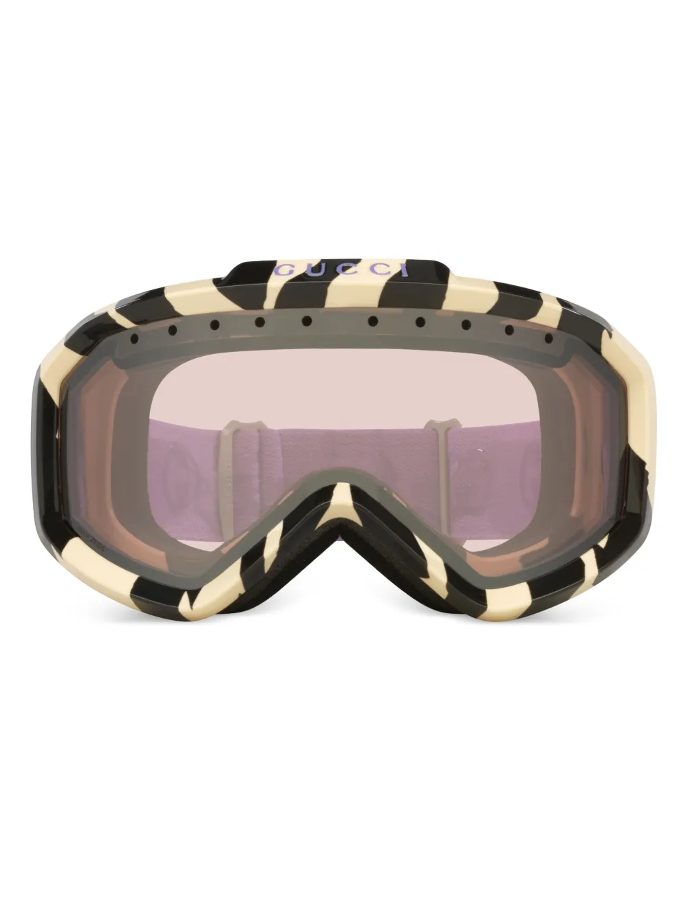 Image 1 of Gucci Eyewear striped ski goggles