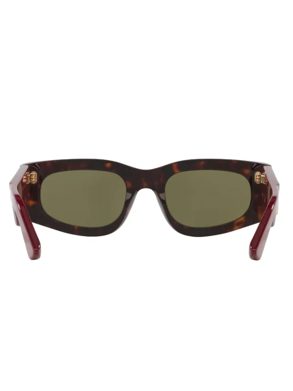 GUCCI サングラス Gucci Eyewear GC002288 rectangle-frame Sunglasses | Brown | FARFETCH