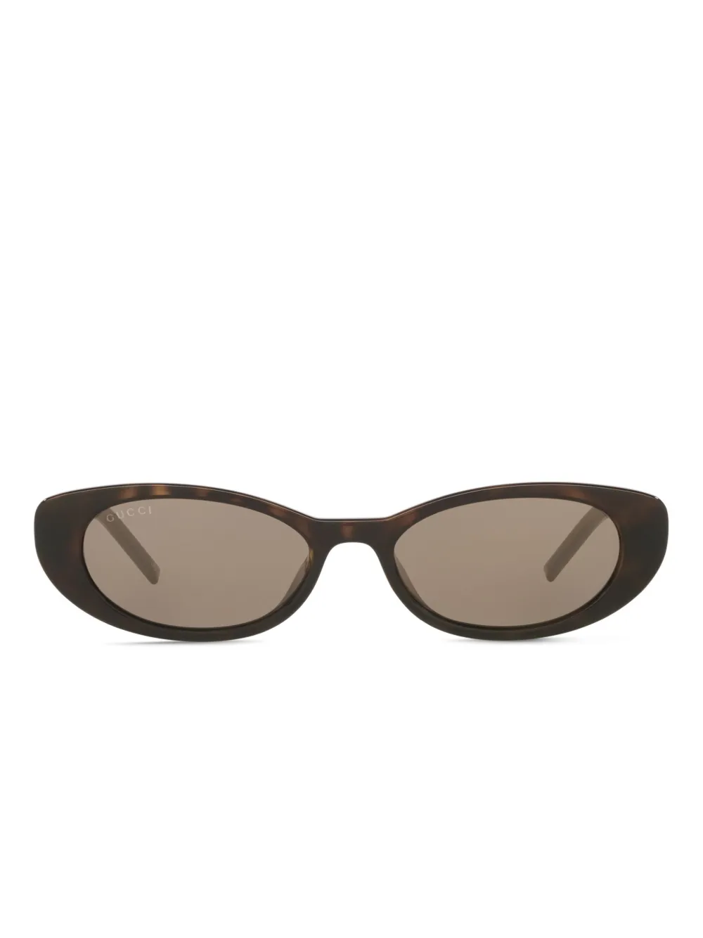 oval-frame sunglasses