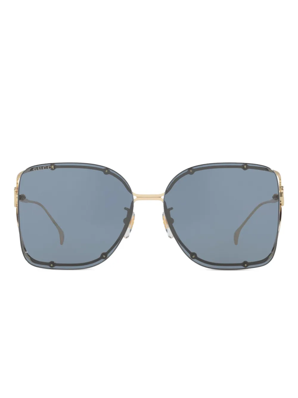 Gucci square-frame sunglasses | Gold | Image 1