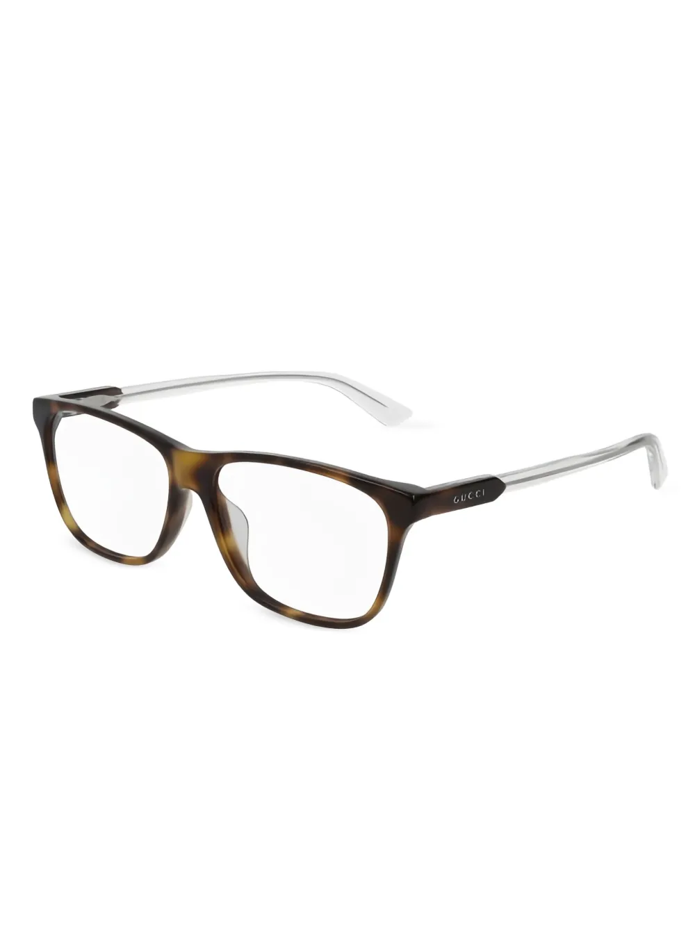 Gucci Eyewear square-frame glasses | Brown | Image 1