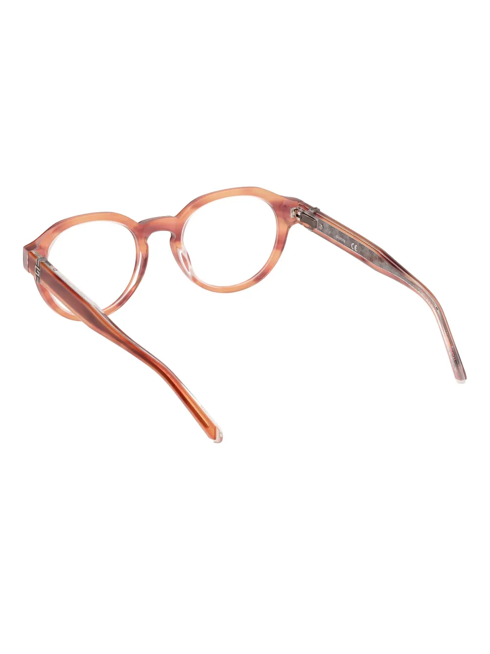 GUESS EYEWEAR Bril met rond montuur Bruin