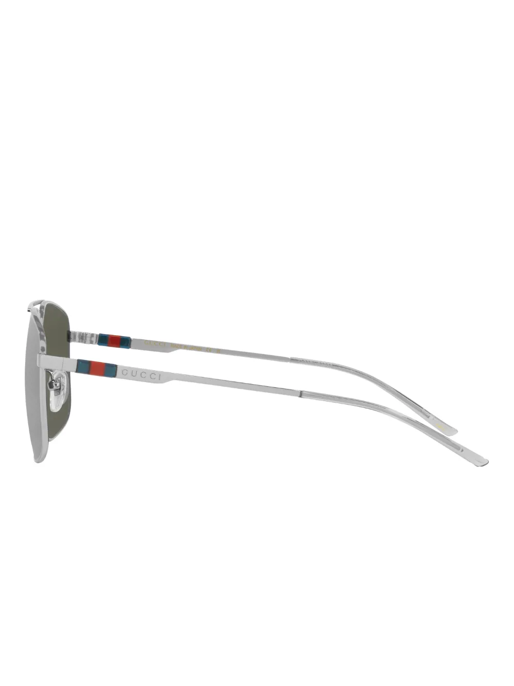 Gucci Oversize-frame Sunglasses In Silver