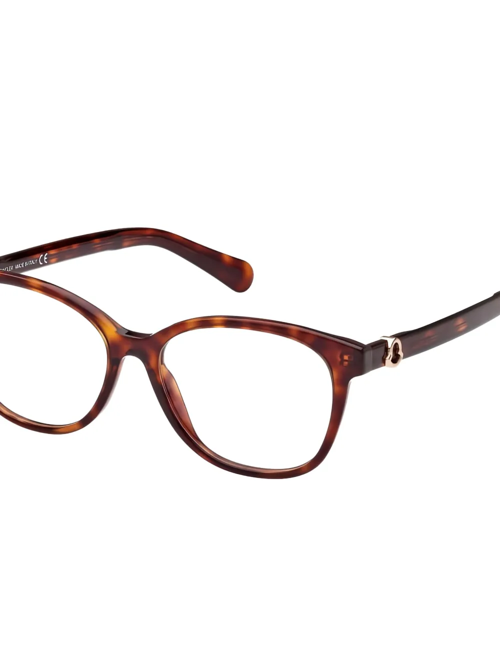 Moncler Eyewear tortoiseshell-pattern glasses | Men | Image 2