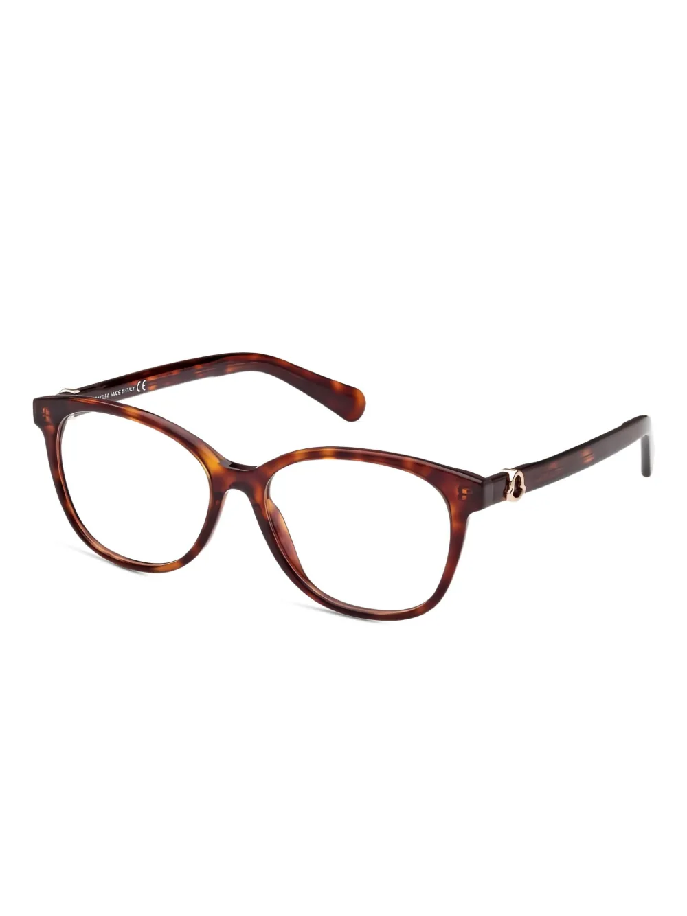 Moncler Eyewear tortoiseshell-pattern glasses | Brown | Image 1