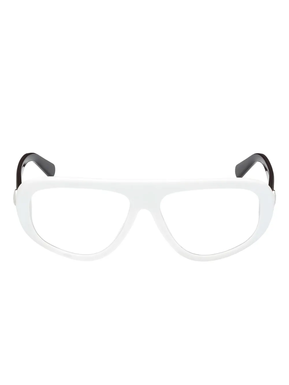 Moncler Eyewear lunettes de vue à monture géométrique | blanc | Image 1