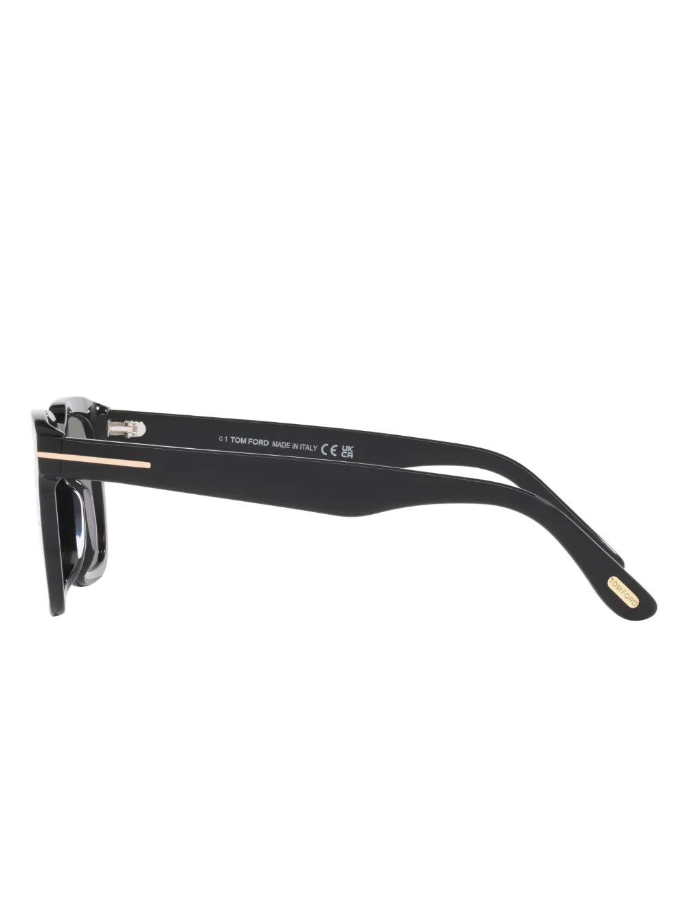 Tom Ford Tr001097 Square-frame Sunglasses In Black