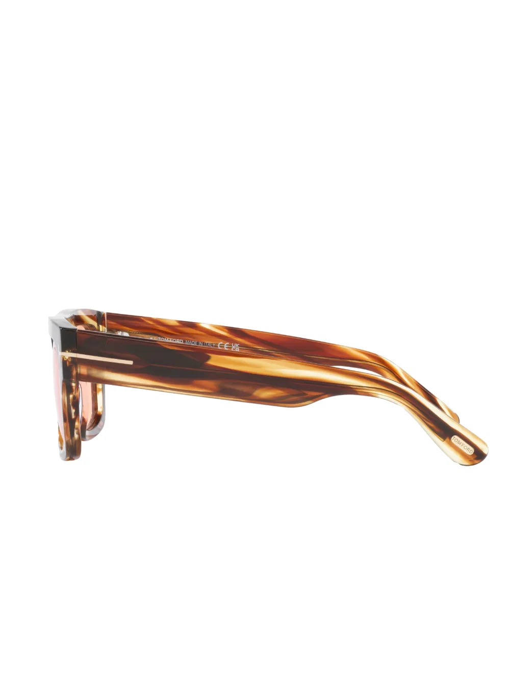 Tom Ford Eyewear Fausto Square Frame Sunglasses In Green