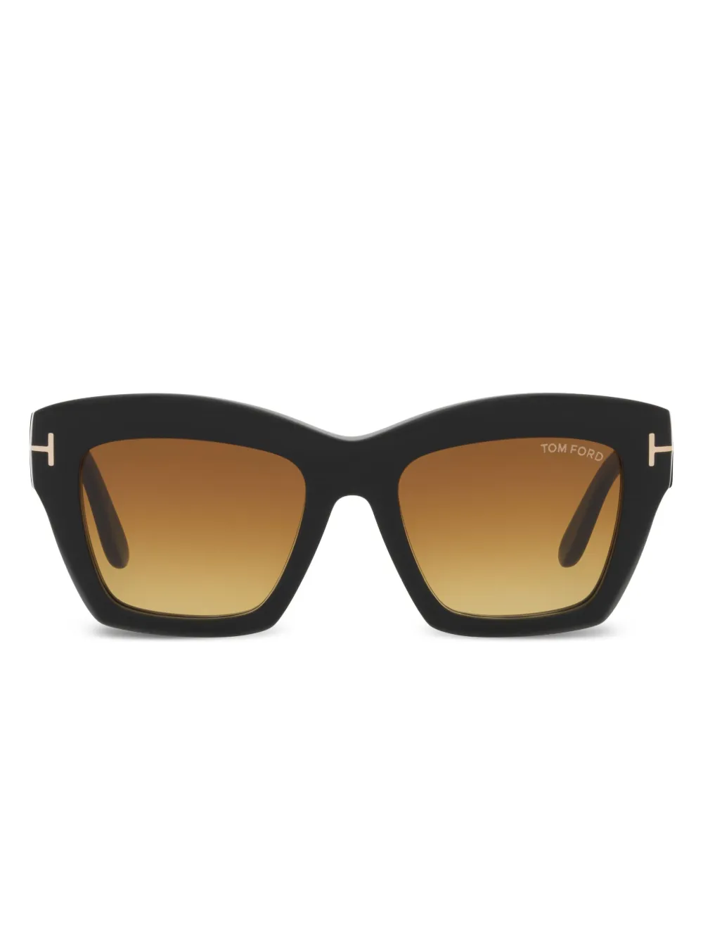 TOM FORD Eyewear オーバーサイズフレーム サングラス - ブラック TOM FORD Eyewear オーバーサイズフレーム サングラス - ブラック
