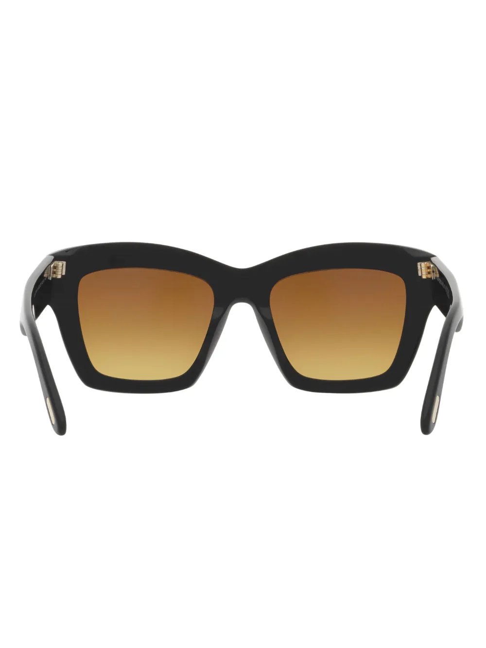 TOM FORD Eyewear Zonnebril met oversized montuur Zwart