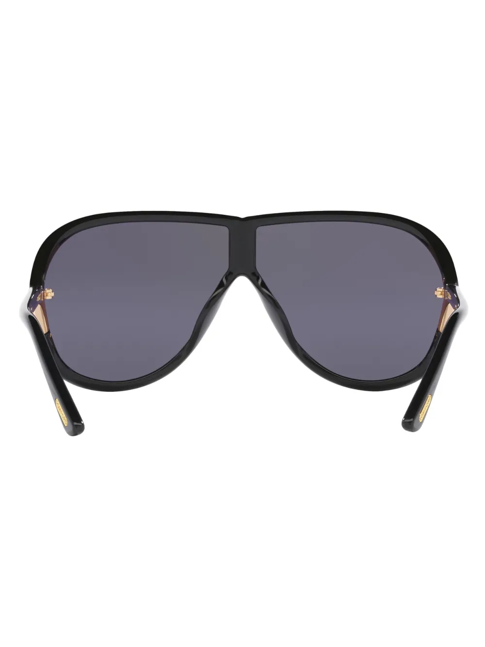 TOM FORD Eyewear TR001938 zonnebril met piloten montuur Zwart