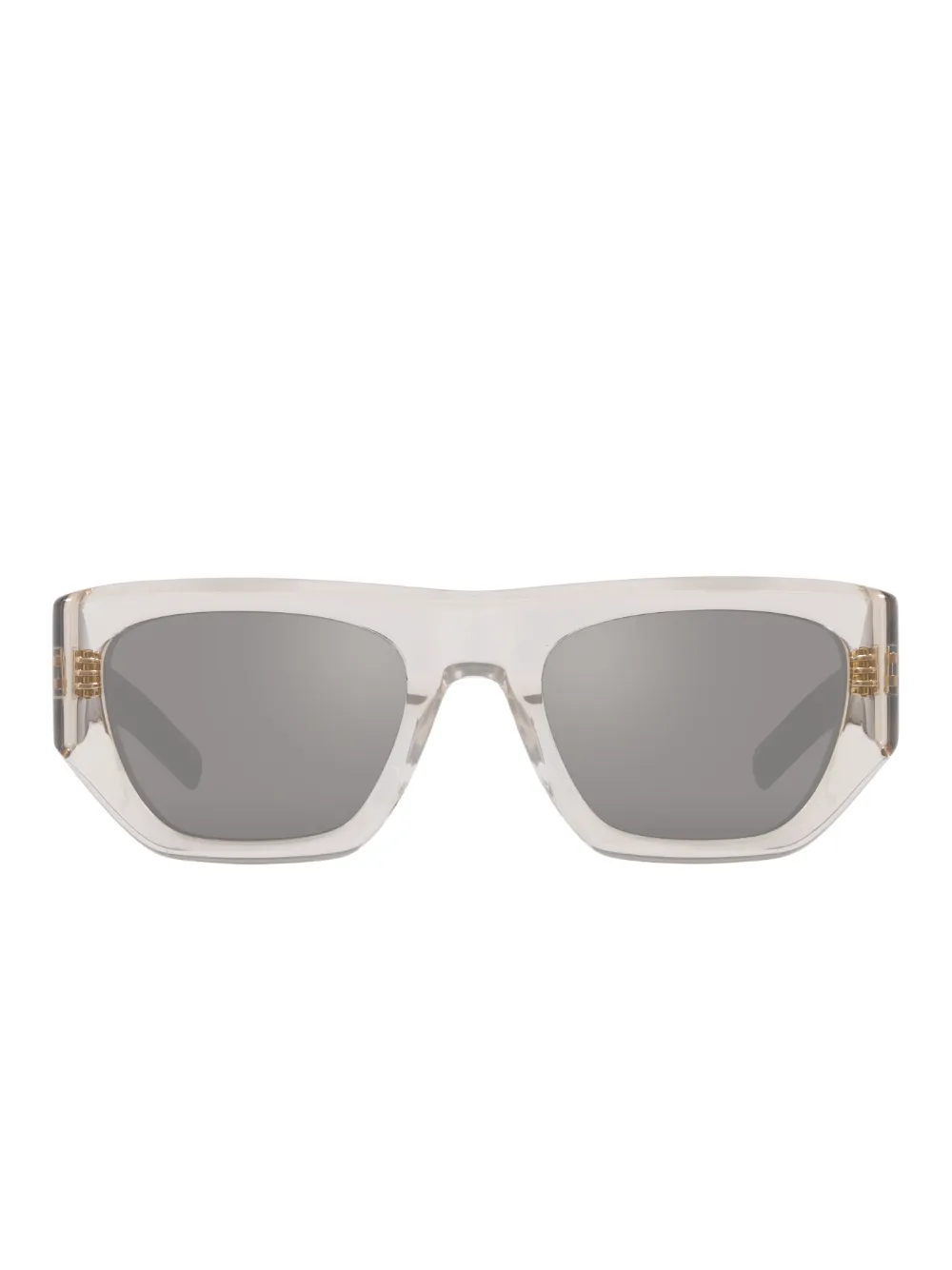 Shop Saint Laurent Sl 740 Sunglasses In White