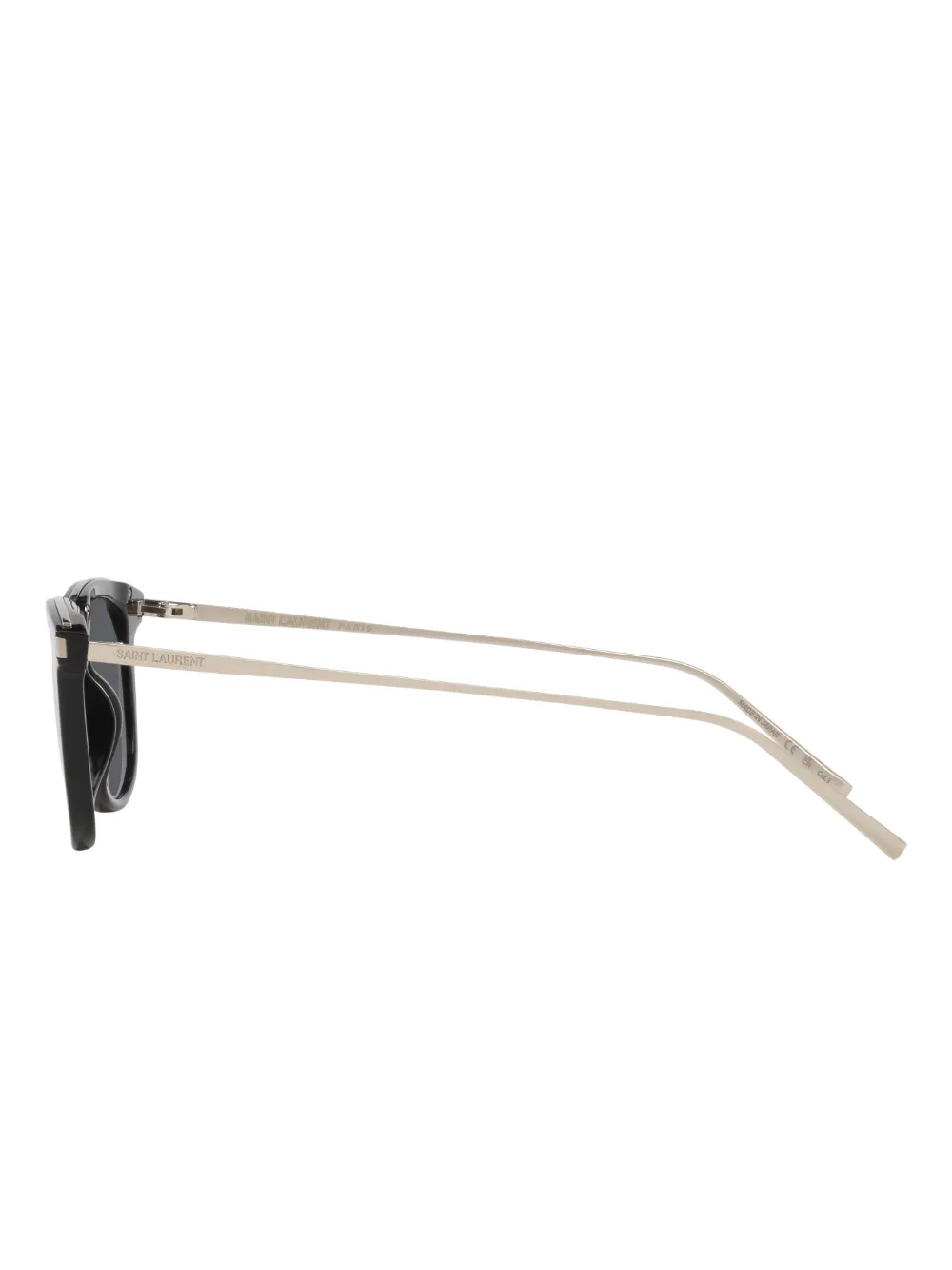 Shop Saint Laurent 753 Sunglasses In Black