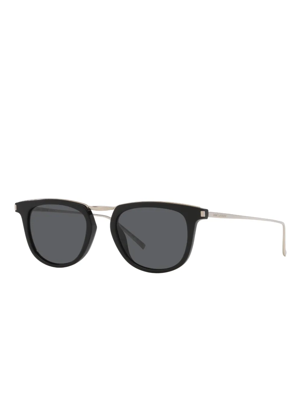 Shop Saint Laurent 753 Sunglasses In Black