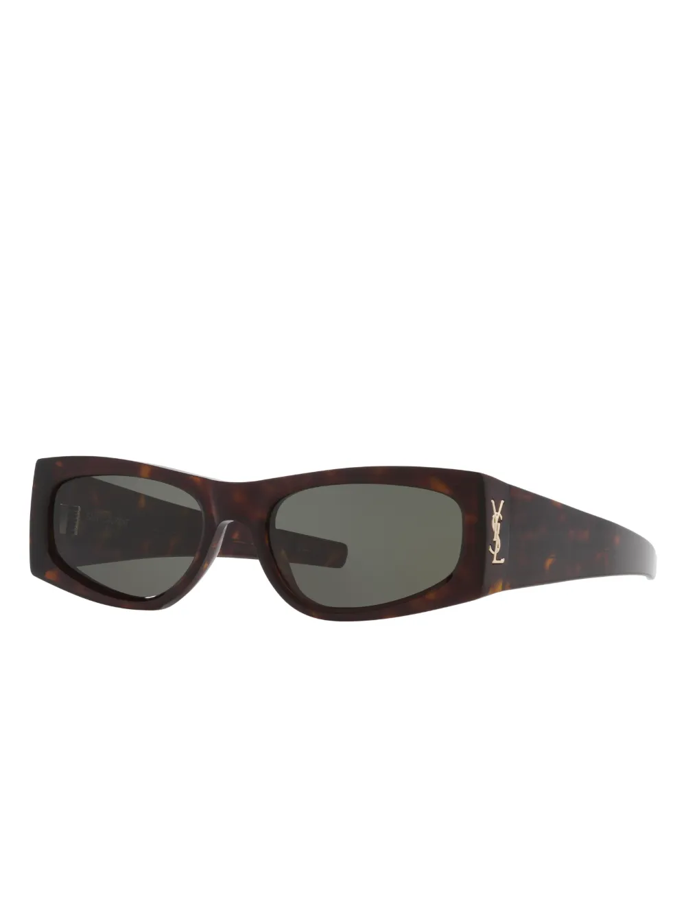 Shop Saint Laurent Sl M140 Sunglasses In Brown