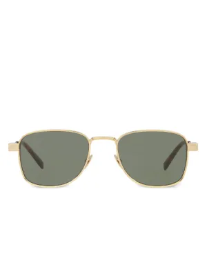 Saint Laurent Eyewear round-frame Sunglasses | Gold | FARFETCH