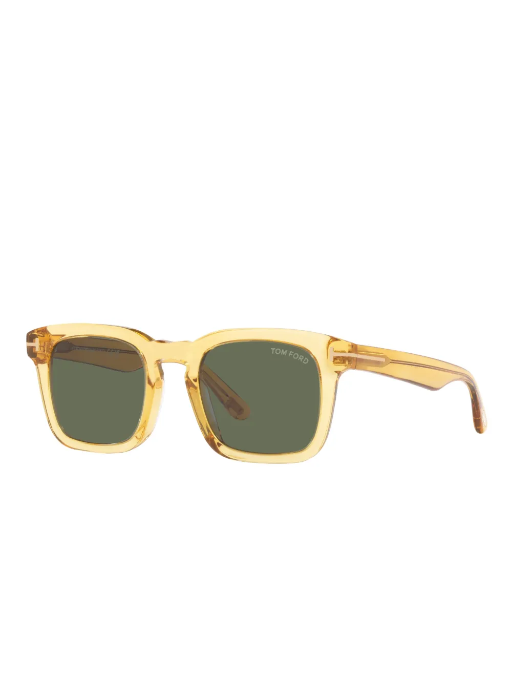 TOM FORD Eyewear TR001097 zonnebril met vierkant montuur Geel