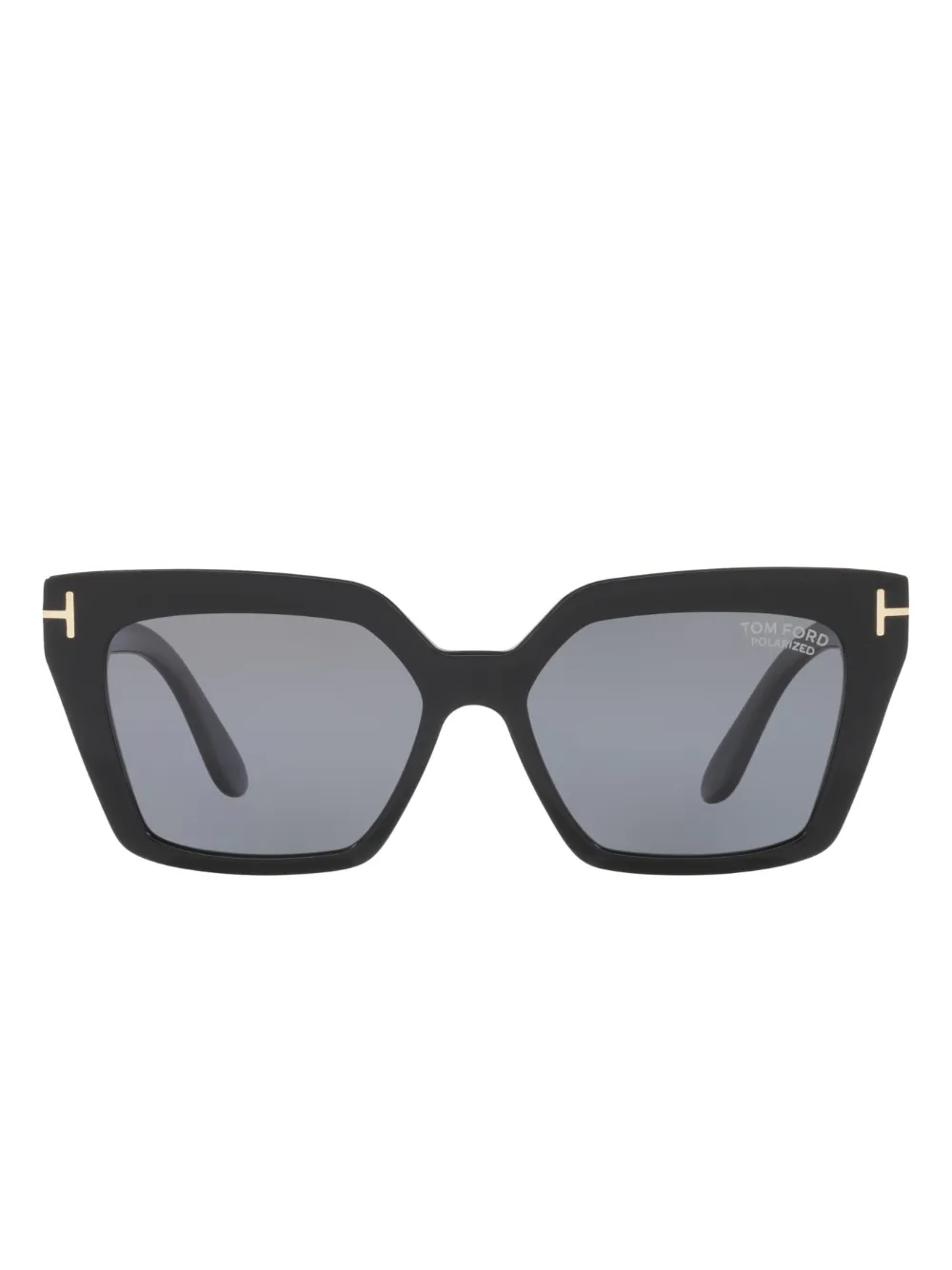 TOM FORD Eyewear オーバーサイズフレーム サングラス - ブラック TOM FORD Eyewear オーバーサイズフレーム サングラス - ブラック