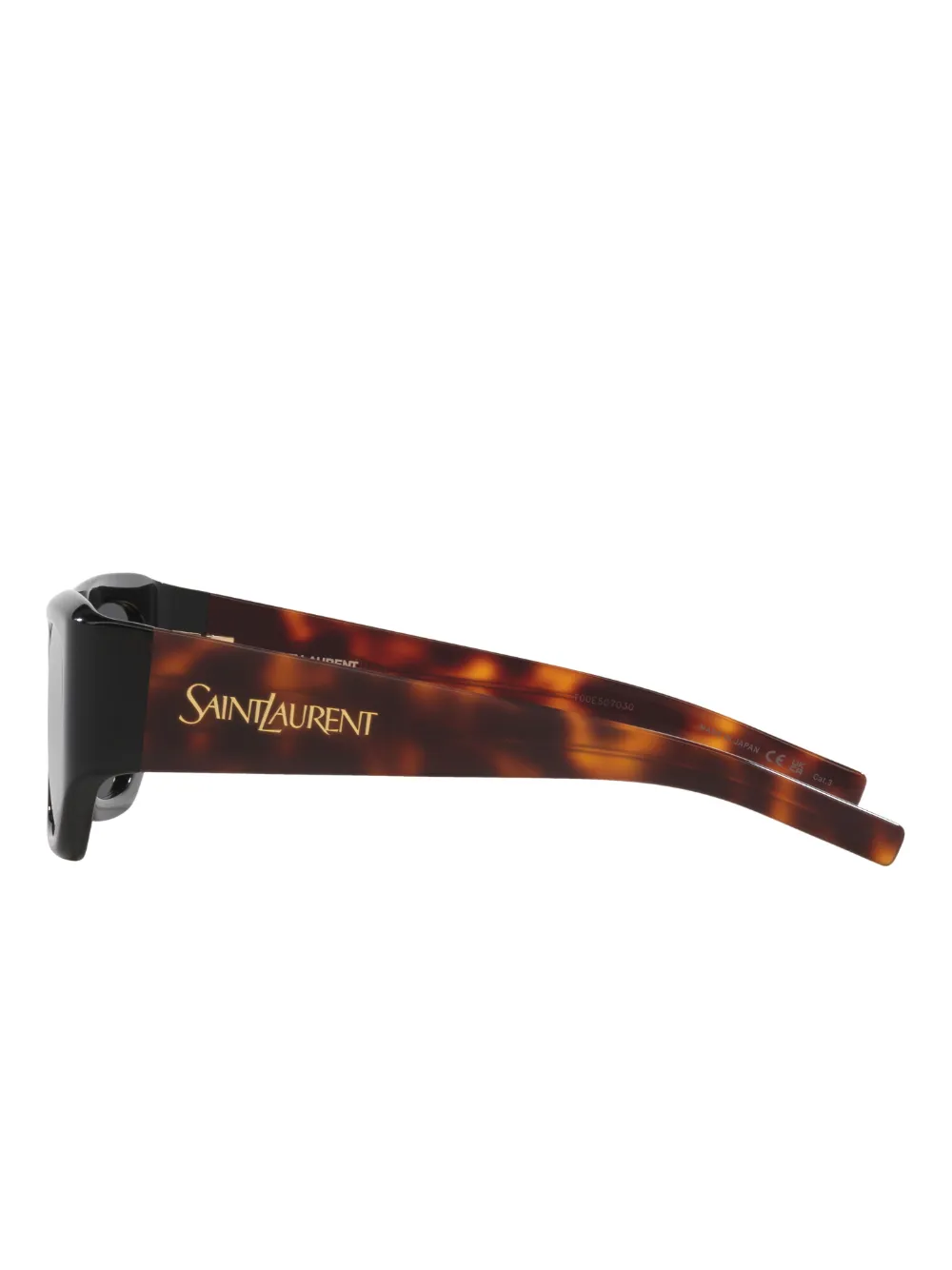 Saint Laurent Womens Sl 740 Tortoiseshell Acetate Sunglasses Black In Black