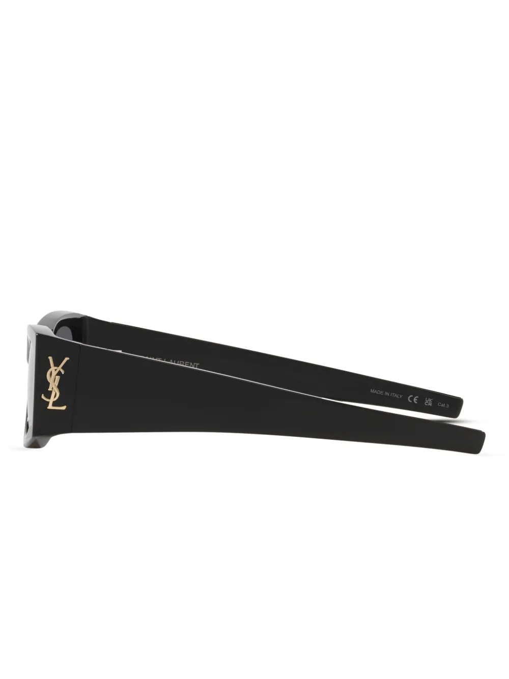 Saint Laurent Rectangle Sunglasses In Black