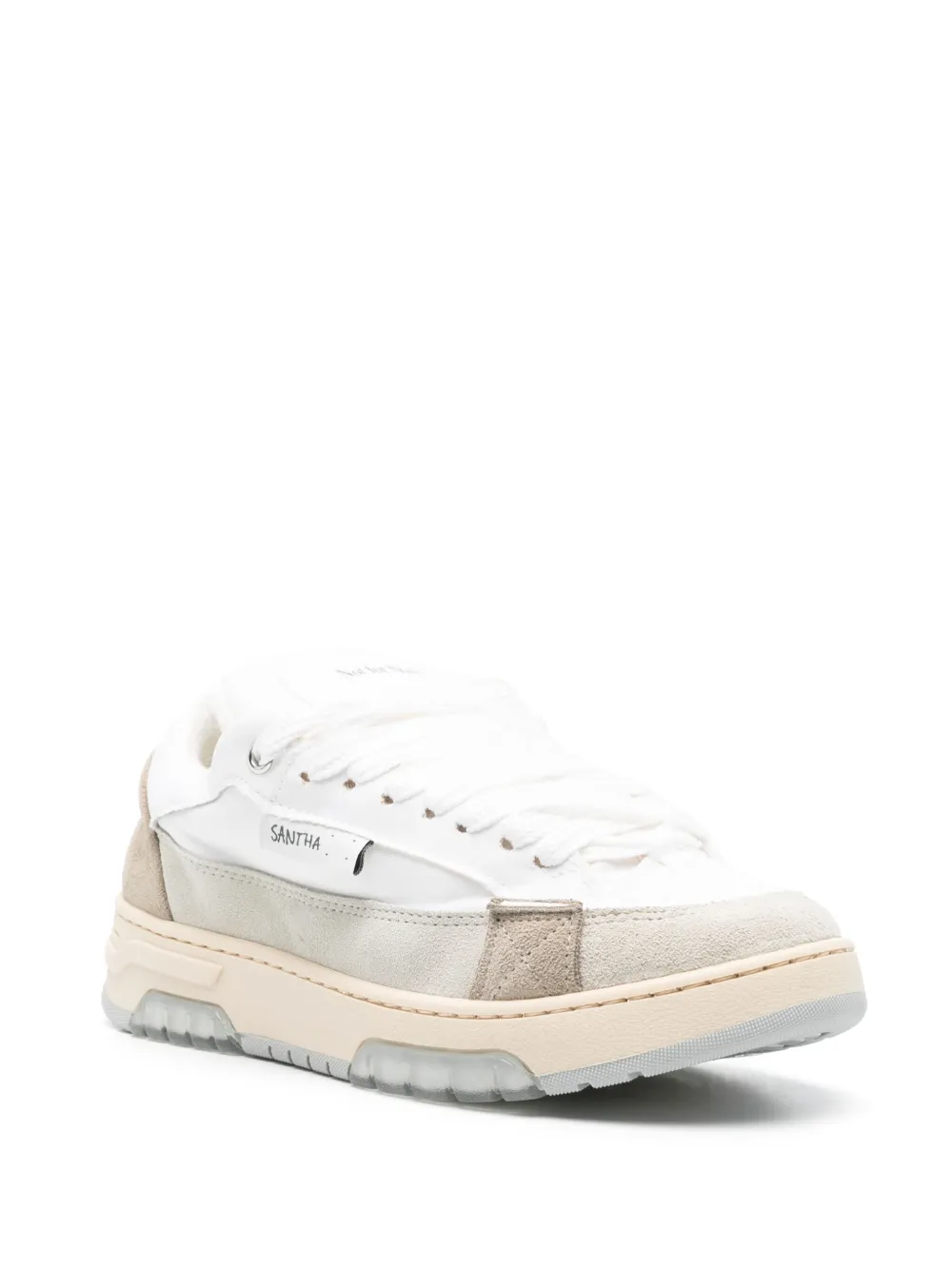 Paura x Santha colour-block sneakers - Wit
