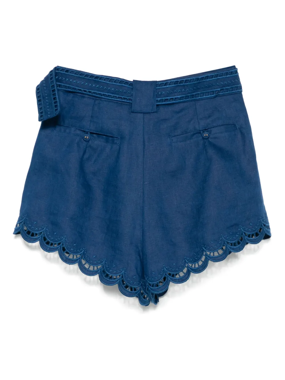 FARM Rio Linnen shorts - Blauw