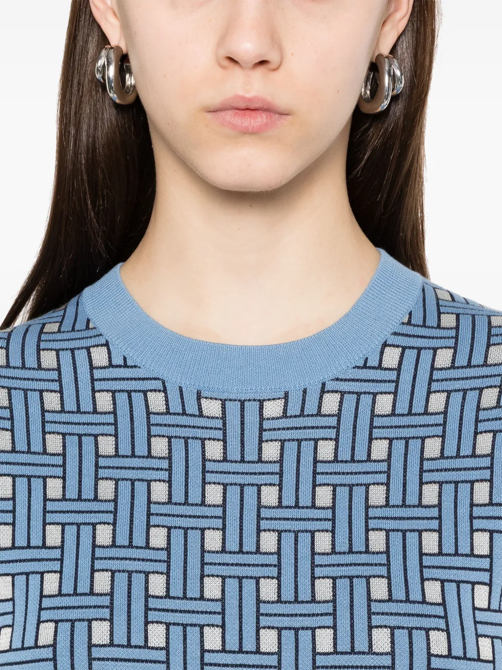 Kenzo geweven mini-jurk Blauw