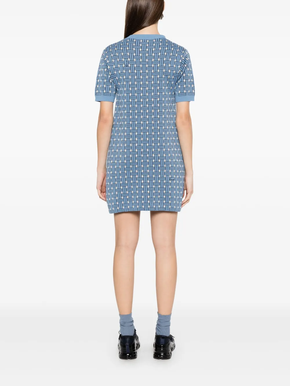 Kenzo geweven mini-jurk Blauw