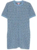 Kenzo Kenzo Weave mini dress - Blue