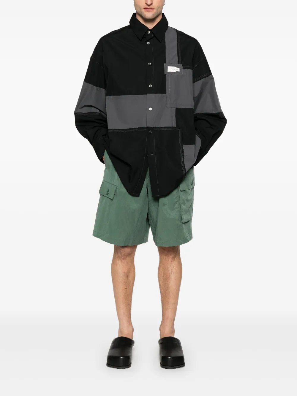 Y-3 Cargo shorts - Groen