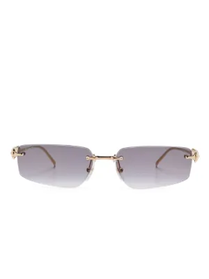 Cartier Square Sunglasses カルティエ ラウンド サングラス Cartier Gold Square Sunglasses Cartier