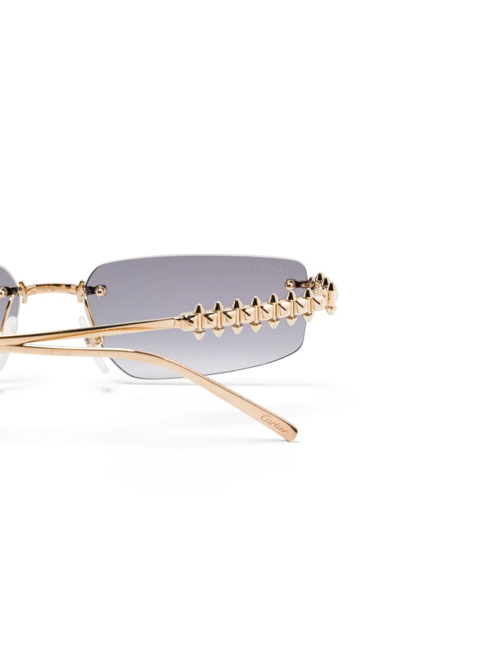 Cartier Rimless Sunglsses In Gold