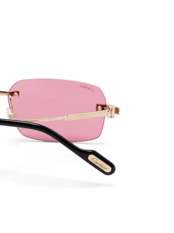 Cartier カルティエ サングラス リムレスメガネ Cartier Eyewear リムレス サングラス 通販 - FARFETCH