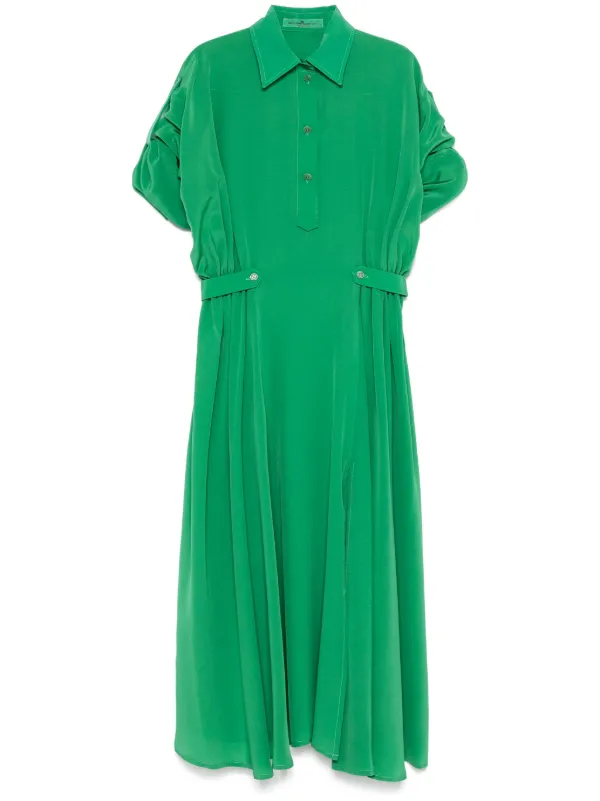 Ermanno Scervino シルクドレス | グリーン | FARFETCH JP