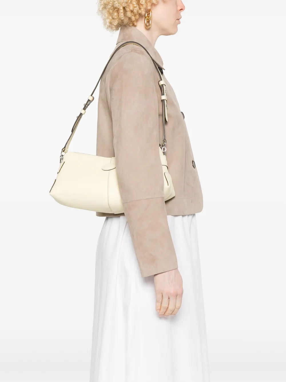Tod's Di Bag Swing schoudertas - Geel