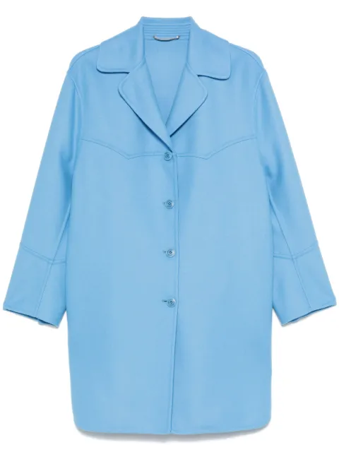 Ermanno Scervino abrigo con acabado de fieltro