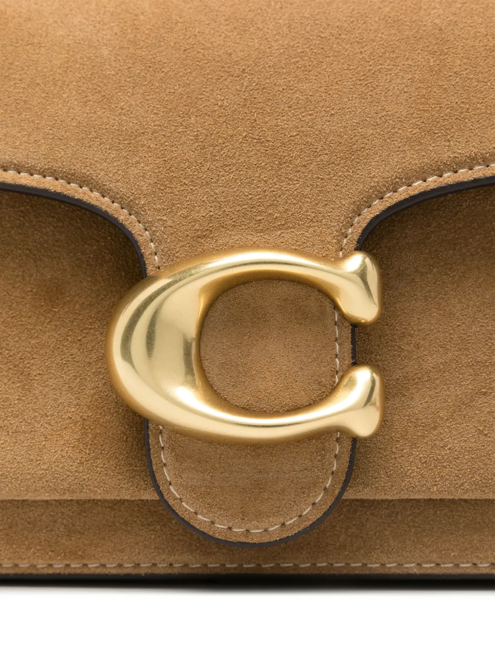 Coach Suède schoudertas Beige