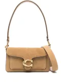 Coach logo-plaque shoulder bag - Brown