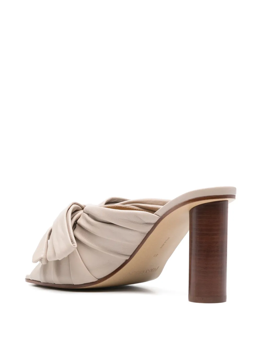 JW Anderson 95mm bow mules Neutrals