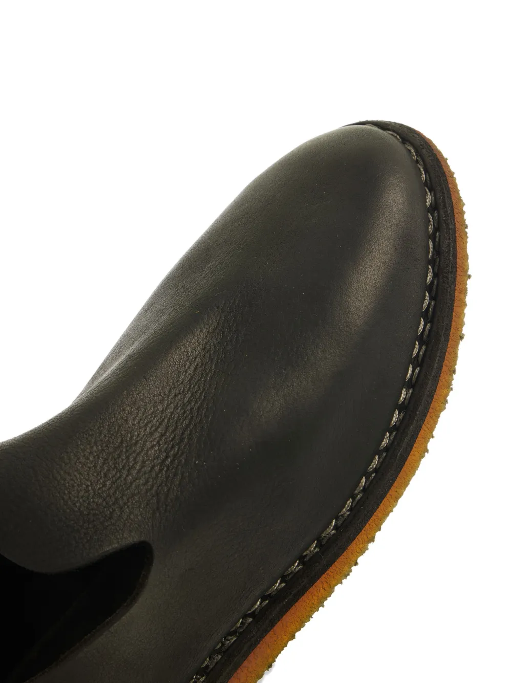 Guidi leather loafers Black