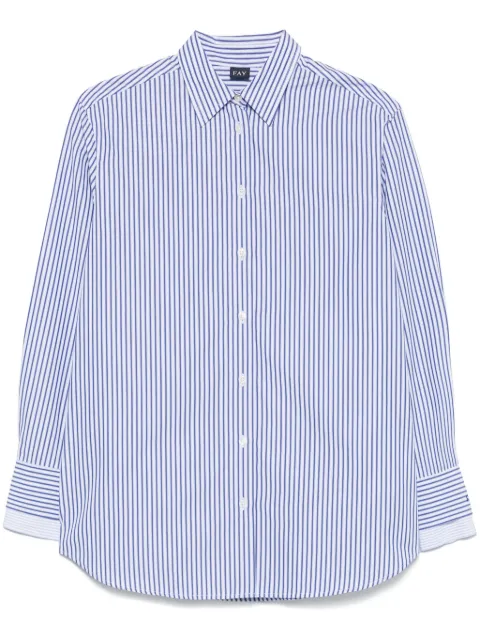 Fay striped cotton shirt